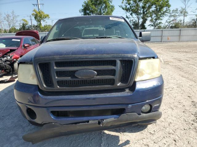 1FTRX12W08FC24713 - 2008 FORD F150 BLUE photo 5