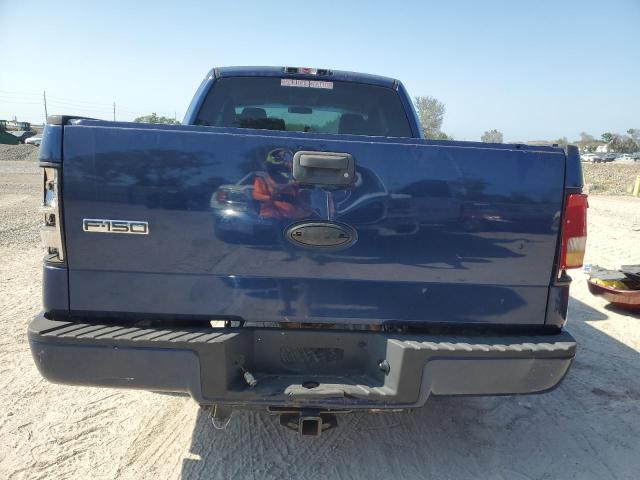 1FTRX12W08FC24713 - 2008 FORD F150 BLUE photo 6