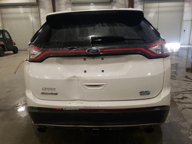 2FMPK4J94GBB58682 - 2016 FORD EDGE SEL WHITE photo 6