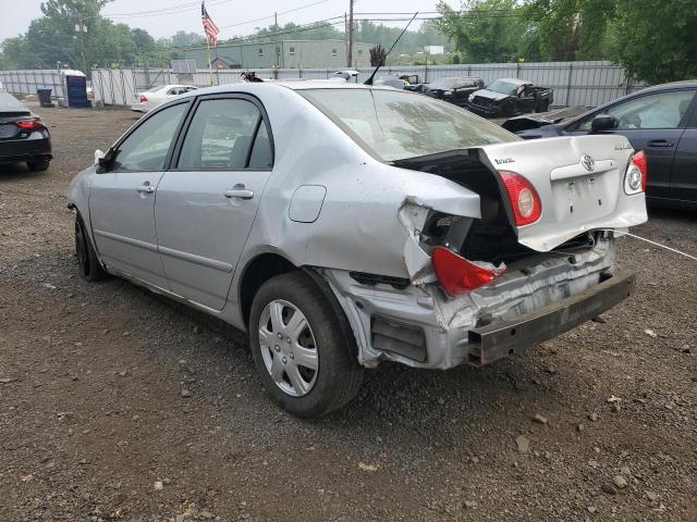 2T1BR32E08C871216 - 2008 TOYOTA COROLLA CE SILVER photo 2