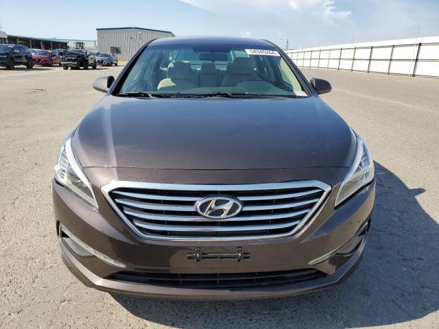 5NPE24AF3FH022080 - 2015 HYUNDAI SONATA SE BROWN photo 5