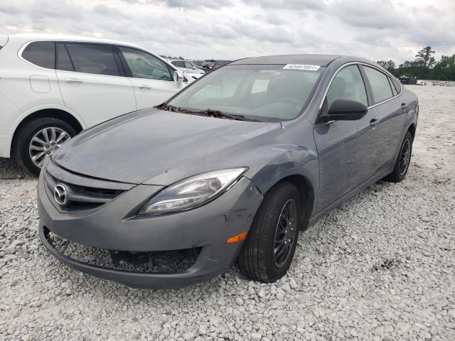 1YVHZ8BH4B5M19611 - 2011 MAZDA 6 I GRAY photo 2