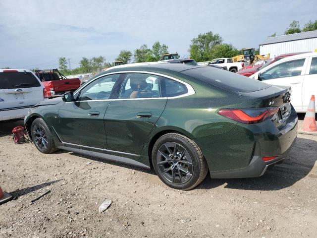 WBY83FB09RFS98101 - 2024 BMW I4 XDRIVE 40 GREEN photo 2