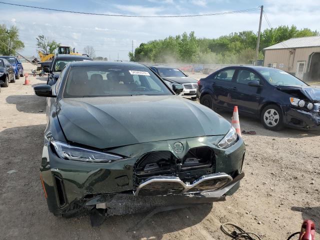 WBY83FB09RFS98101 - 2024 BMW I4 XDRIVE 40 GREEN photo 5