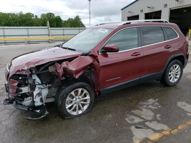 1C4PJMCB7KD346686 - 2019 JEEP CHEROKEE LATITUDE MAROON photo 1