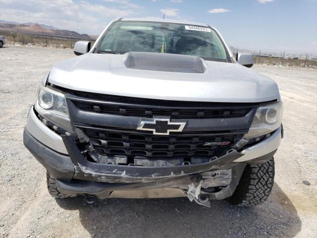 1GCPTEE13J1230115 - 2018 CHEVROLET COLORADO ZR2 SILVER photo 5