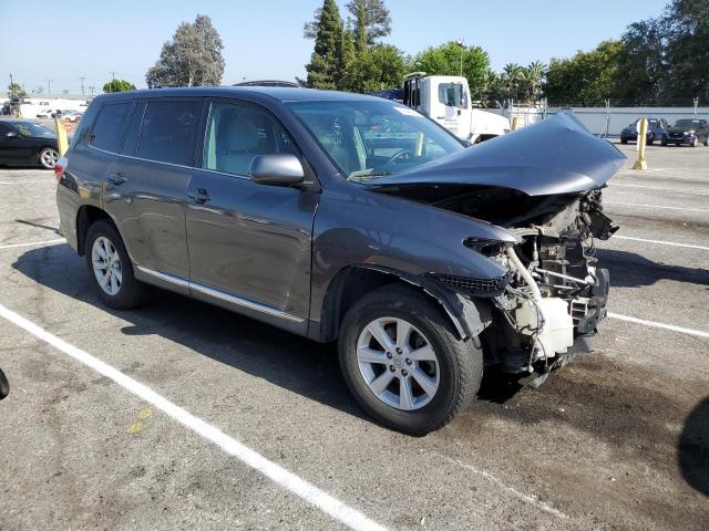 5TDZA3EH3DS041522 - 2013 TOYOTA HIGHLANDER BASE GRAY photo 4