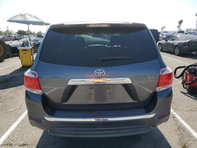 5TDZA3EH3DS041522 - 2013 TOYOTA HIGHLANDER BASE GRAY photo 6