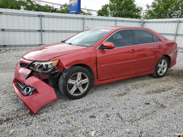 4T1BF1FK4DU674930 - 2013 TOYOTA CAMRY L RED photo 1