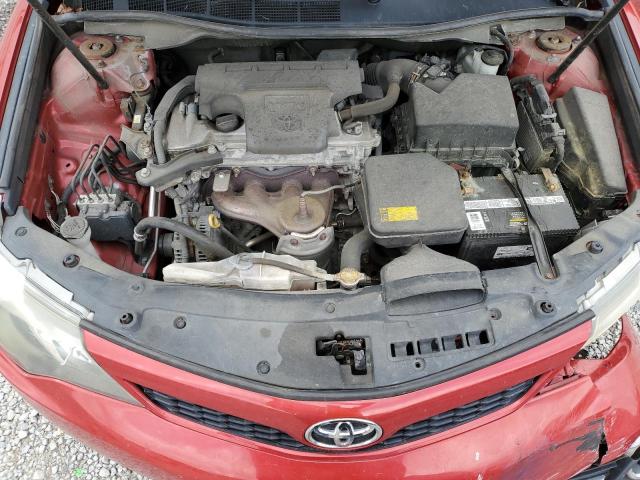 4T1BF1FK4DU674930 - 2013 TOYOTA CAMRY L RED photo 11