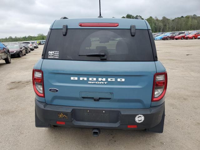 3FMCR9B68MRA10995 - 2021 FORD BRONCO SPO BIG BEND BLUE photo 6