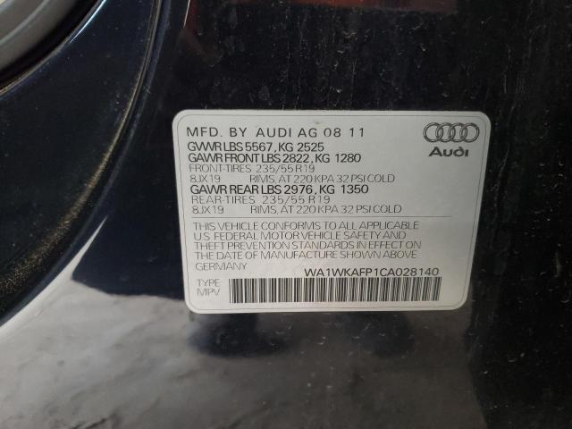 WA1WKAFP1CA028140 - 2012 AUDI Q5 PRESTIGE 蓝色 照片 12