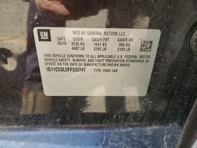 1G11C5SL5FF330747 - 2015 CHEVROLET MALIBU 1LT BROWN photo 13