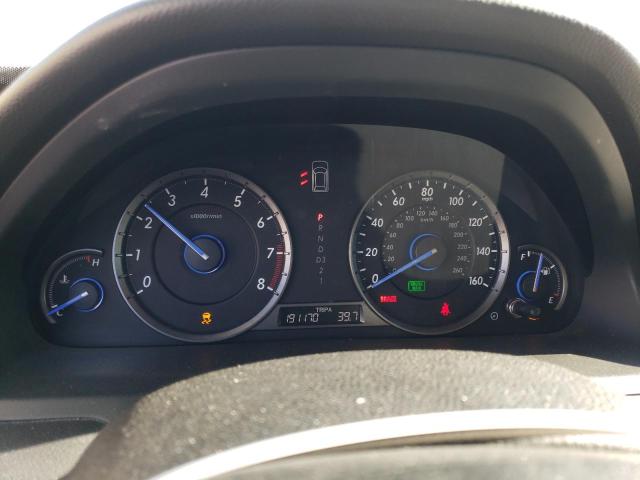 5J6TF2H57CL010691 - 2012 HONDA CROSSTOUR EXL თეთრი ფოტო 9