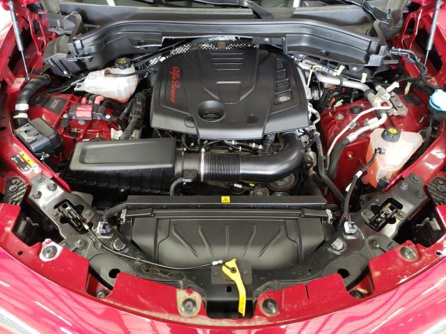 ZASPAKBN6N7D31087 - 2022 ALFA ROMEO STELVIO TI RED photo 12