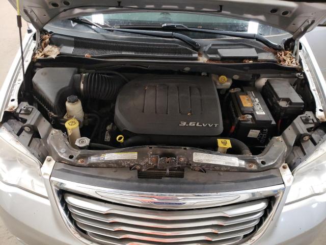 2C4RC1CG9CR395612 - 2012 CHRYSLER TOWN & COU TOURING L GRAY photo 12