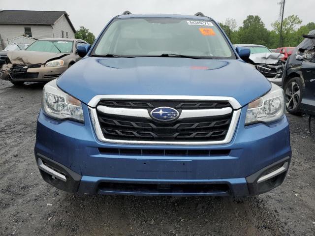 JF2SJAEC2JH513835 - 2018 SUBARU FORESTER 2.5I PREMIUM BLUE photo 5