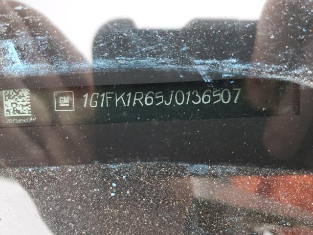 1G1FK1R65J0136507 - 2018 CHEVROLET CAMARO ZL1 黄色 照片 13