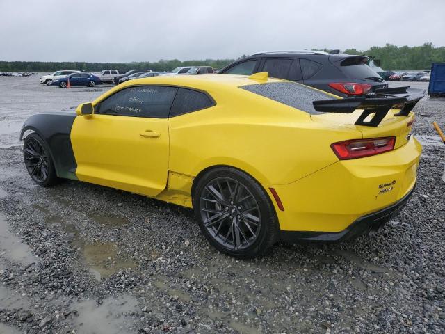 1G1FK1R65J0136507 - 2018 CHEVROLET CAMARO ZL1 黄色 照片 2