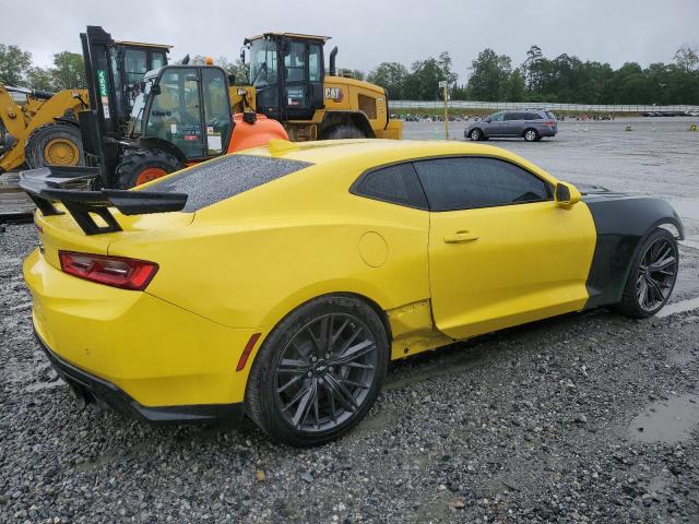 1G1FK1R65J0136507 - 2018 CHEVROLET CAMARO ZL1 黄色 照片 3