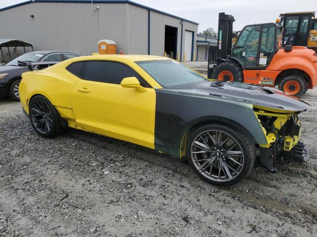 1G1FK1R65J0136507 - 2018 CHEVROLET CAMARO ZL1 黄色 照片 4