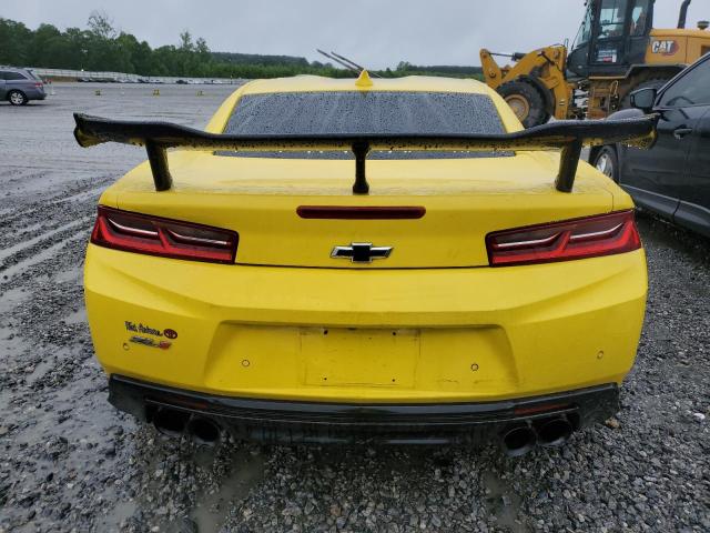 1G1FK1R65J0136507 - 2018 CHEVROLET CAMARO ZL1 黄色 照片 6