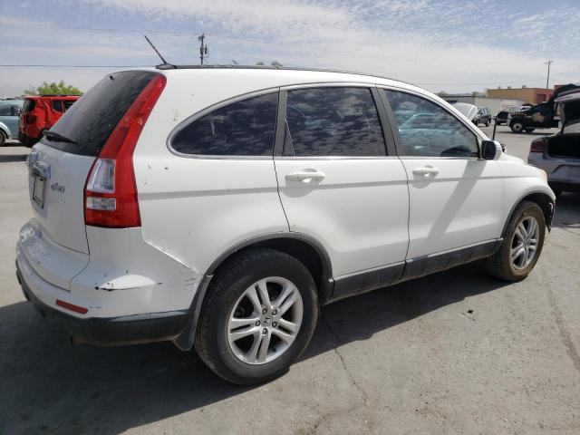 JHLRE4H71BC013376 - 2011 HONDA CR-V EXL WHITE photo 3