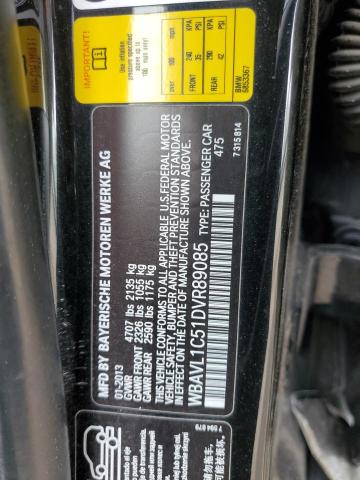 WBAVL1C51DVR89085 - 2013 BMW X1 XDRIVE28I BLACK photo 13