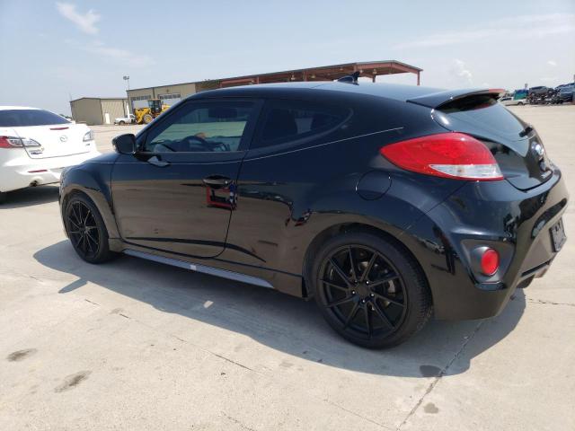 KMHTC6AE7DU162378 - 2013 HYUNDAI VELOSTER TURBO BLACK photo 2