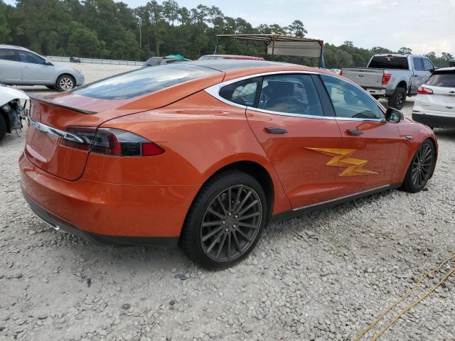 5YJSA1E21FF120244 - 2015 TESLA MODEL S Narıncı foto 3