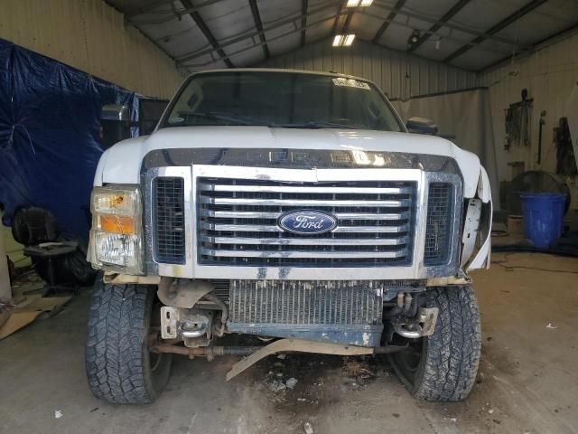 1FTSW2BR6AEA32258 - 2010 FORD F250 SUPER DUTY WHITE photo 5