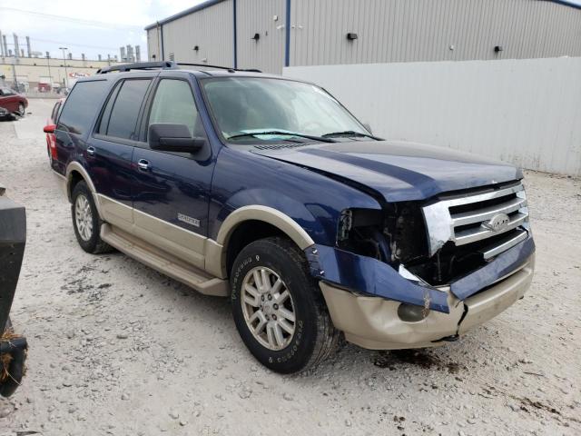 1FMFU18538LA69694 - 2008 FORD EXPEDITION EDDIE BAUER BLUE photo 4