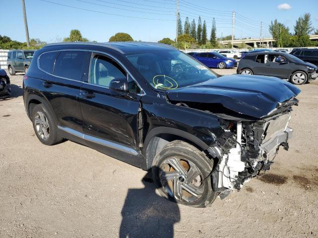 5NMS24AJ9MH329402 - 2021 HYUNDAI SANTA FE SEL BLACK photo 4