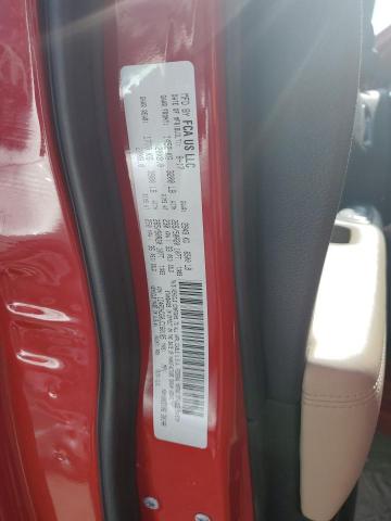 1C4RDHDG0JC160185 - 2018 DODGE DURANGO GT RED photo 13