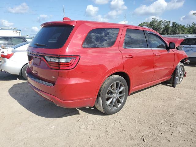 1C4RDHDG0JC160185 - 2018 DODGE DURANGO GT RED photo 3