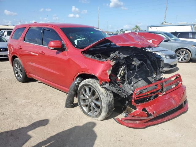 1C4RDHDG0JC160185 - 2018 DODGE DURANGO GT RED photo 4