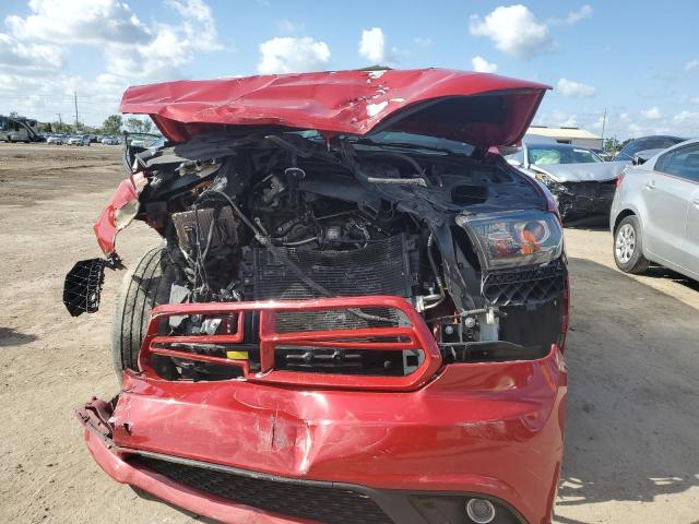 1C4RDHDG0JC160185 - 2018 DODGE DURANGO GT RED photo 5