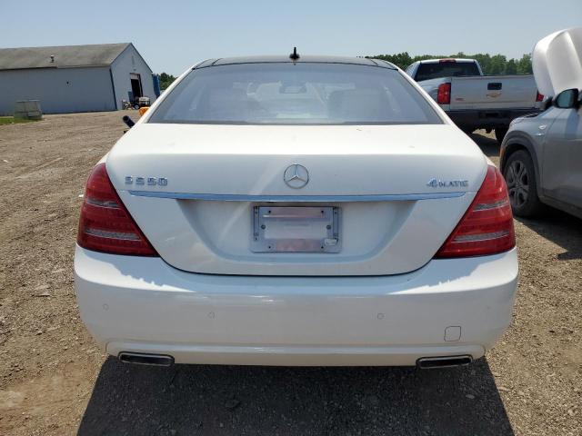 WDDNG9EBXDA511592 - 2013 MERCEDES-BENZ S550 550 4MATIC WHITE photo 6