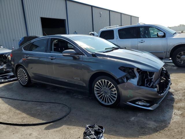 3FA6P0SU4HR364283 - 2017 FORD FUSION TITANIUM PHEV CHARCOAL photo 4