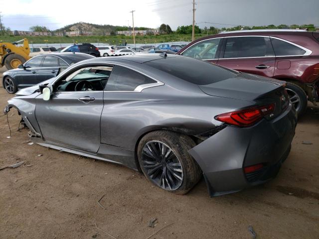 JN1EV7EL0HM552303 - 2017 INFINITI Q60 PREMIUM GRAY photo 2