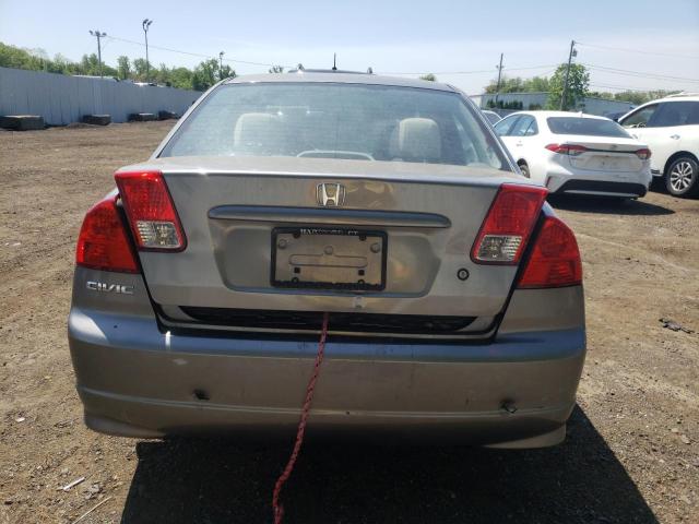 2HGES16315H613238 - 2005 HONDA CIVIC DX VP 灰色 照片 6