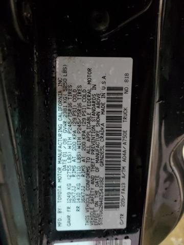 5TETU62N48Z543182 - 2008 TOYOTA TACOMA PRERUNNER ACCESS CAB BLACK photo 12