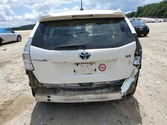 JTDZN3EU1C3149431 - 2012 TOYOTA PRIUS V WHITE photo 6