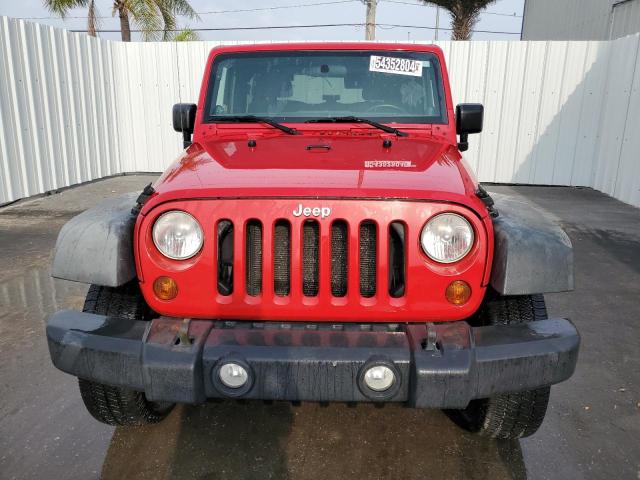 1J4AA2D13BL500908 - 2011 JEEP WRANGLER SPORT RED photo 5