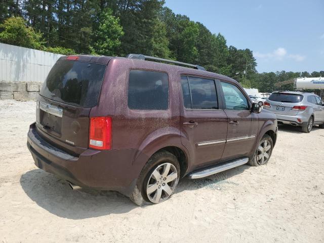 5FNYF3H90EB018397 - 2014 HONDA PILOT TOURING MAROON photo 3