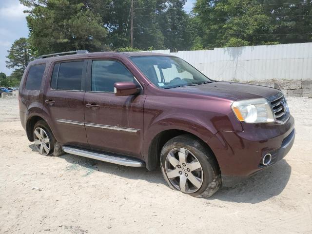 5FNYF3H90EB018397 - 2014 HONDA PILOT TOURING MAROON photo 4