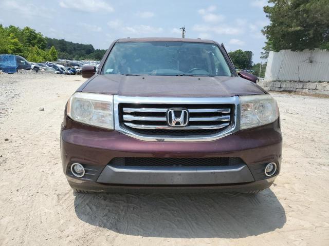 5FNYF3H90EB018397 - 2014 HONDA PILOT TOURING MAROON photo 5