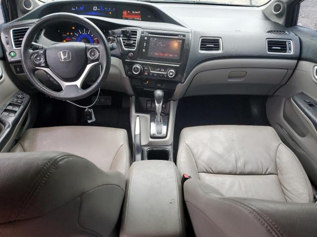 19XFB2F92EE079143 - 2014 HONDA CIVIC EXL GRAY photo 8