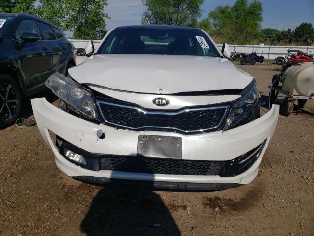 5XXGR4A63DG095110 - 2013 KIA OPTIMA SX WHITE photo 5