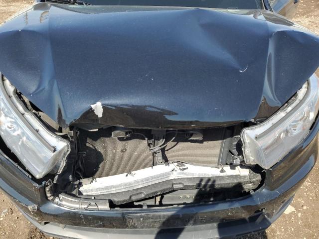 5TDJKRFH4FS191900 - 2015 TOYOTA HIGHLANDER XLE BLACK photo 12